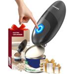 SAKAMOSH Electric Can Opener Smooth Edge, Battery Operated Kitchen Can Opener for Seniors with Arthritis, One Touch Side Cut Fits Most Can Sizes, Left-handed Friendly, Ideal Holiday Gift