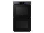 SAMSUNG Bespoke 30" Double Wall Oven with AI Pro Cooking Camera, Matte Black Steel, NV51CG700DMTAA