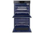 SAMSUNG Bespoke 30" Double Wall Oven with AI Pro Cooking Camera, Matte Black Steel, NV51CG700DMTAA