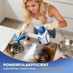 AGORVIO Steam Cleaner, Handheld Steam Cleaner for Home, Pressurized Steamer for Cleaning Carpet, Floor, Upholstery and Car, 13ft Extra-long Power Cord & 11 Multi-Purpose Accessories