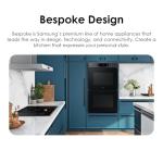 SAMSUNG Bespoke 30" Double Wall Oven with AI Pro Cooking Camera, Matte Black Steel, NV51CG700DMTAA