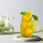 Pineapple Cup - Tiki Glasses for Cocktails - Pina Colada Hurricane Drinking Glasses for Bar Decor Set of 6 - Outdoor Mixed Drink Ice Tea Wine Glass Hawaii Tropical Barware 17 Oz