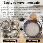 ICOOKPOT 1500W Titanium Hot Tea Maker Glass Electric Kettle with Infuser and Temperature Control, 1.5L Tea Maker Rapid Boiling,Programmable Control for your Favorite Teas and Coffee, Grey