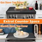 TWAKAP Gas Stove Covers For Gas Stove Top Keep clean, Gas Stove Top Sapce Extend, Upgrade 3-layer Cover with built-in hard board,30" x 21" Waterproof Foldable Gas Stove Top Covers