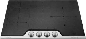 Frigidaire Professional FPIC3077RF 30" ADA Compliant Induction Cooktop with 4 Elements, PowerPlus Induction Technology, SpacePro Bridge Element, and Knob Controls: Stainless Steel