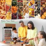 Food Dehydrator Machine 18 Stainless Steel Trays 1000W Commercial Food Dehydrator with 24H Digital Timer LED Temperature Control Food Dryer Beef Jerky Maker for Dehydrated Meat Fruit Herb