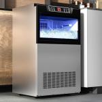 YITAHOME Under Counter Ice Maker Machine 100lbs, ETL & DOE Certificated Commercial Ice Machine Commercial, Big Ice Makers Freestanding for Home Cafe Bar Restaurant 45pcs with 33lbs Storage Bin