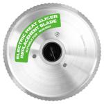 NutriChef Stainless Steel Meat Slicer Blade | Electric Home Meat Slicer Blade Replacement for NUGJ801 | Precision-Cut Serrated Blade for Meat Slicing | 7.83-Inch 0.05-Inch Blade Thickness