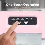 Igloo 26-Pound Automatic Self-Cleaning Portable Countertop Ice Maker Machine with Handle, Pink