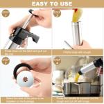 Churro Maker Machine Kit,20-Piece Cookie Press Gun Kit,with 8 Piping Nozzles,8 Cookies Discs & 2 Brushes,Piping Bag,Cake Spatula,Fill Your Own Churros at Home-Cookies Churro Maker