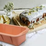 Baocuan 3 pack Silicone Bread Loaf Pans - Baking Mold For Baking Cakes,Brownies,Long loaf of bread Cheesecakes,Homemade Cakes Breads,Meatloaf,Ice brickand and More Set of 3 colors