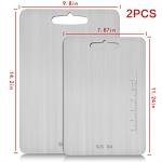 Stainless Steel Cutting Board Set for Kitchen