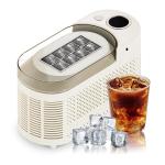Mesenymm Portable Countertop Ice Maker Machine with Ice Tongs, 8 Cubes in 10 Mins, Compact Mini Ice Maker for Home/Camping/Office Bar/Party/Car