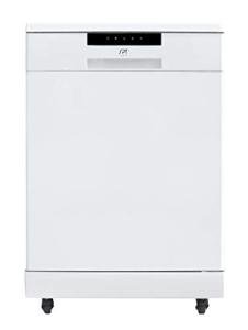 SPT SD-6513WA 24″ Wide Portable Dishwasher with ENERGY STAR, 6 Wash Programs, 10 Place Settings and Stainless Steel Tub – White