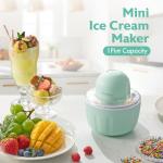 Americana Collection Elite Pint Perfect™ EIM1205MX 1 Pint Ice Cream Maker Freezing Mug, Frozen Yogurt, Sorbet, Gelato Treat, Recipes, Mint