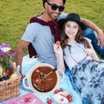 Ceramic Fondue Set with 2 Forks, Premium Tea Light Porcelain Melting Pot for Cheese, Chocolate and Caramel - White