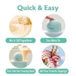 Americana Collection Elite Pint Perfect™ EIM1205MX 1 Pint Ice Cream Maker Freezing Mug, Frozen Yogurt, Sorbet, Gelato Treat, Recipes, Mint