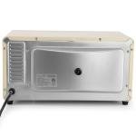 MegaChef 9.5 Quart Electric Counter Top 2 Slice Toaster Oven with Built in Timer, Bake, Broil, Toast (Cream)