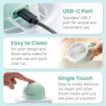 Americana Collection Elite Pint Perfect™ EIM1205MX 1 Pint Ice Cream Maker Freezing Mug, Frozen Yogurt, Sorbet, Gelato Treat, Recipes, Mint