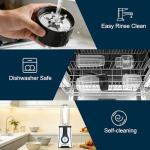 Greatogo 13-Piece Blender and Food Processor Combo, 4-in-1 Kitchen System, 4 BPA-Free Tritan Cups (42oz/24oz/17oz/10oz), Meat Chopper, Grinder Smoothies, Shakes, Baby Food, Silver, Ideal Gift