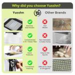 Vegetable Chopper,12-in-1 Multifunctional Food Chopper,Professional Onion Chopper with 7 Blades,Vegetable Cutter with Container for Salad,Potato,Carrot,and Garlic,Essential Kitchen Tool (White)