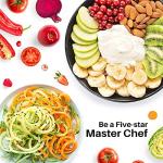 Bestand Spiralizer Attachment Compatible with KitchenAid Stand Mixer, Comes with Peel, Core and Slice, Not KitchenAid Brand Spiralizer Attachment (5 Blades)