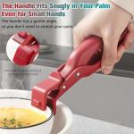 Hot Plate Grippers, Hot Plate Gripper Lifters Tongs, Multi-function Anti-Scald Bowl Clip,Silicone Non-slip Hot Dish Plate Holder, Portable Hot Bowls Tongs,Kitchen Utensil for Bowl, Dishes (Mix*2)