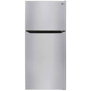 LG 33" Top Freezer Refrigerator LRTLS2403S – 24 Cu. Ft Total Capacity, Internal Water Dispenser, LED Lighting, Stainless Steel