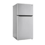 LG 33" Top Freezer Refrigerator LRTLS2403S – 24 Cu. Ft Total Capacity, Internal Water Dispenser, LED Lighting, Stainless Steel