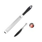 Kitchen Tool Set:Ultra Sharp Lemon Zester| Cheese Grater & Vegetable Peeler - Perfect for grating for Parmesan, Lemon, Ginger, Garlic, Nutmeg, Chocolate, Fruits - Effortless Fruit/Vegetable Peeling