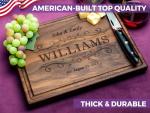 Engraved Wood Cutting Board – Perfect Wedding Gift