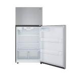 LG 33" Top Freezer Refrigerator LRTLS2403S – 24 Cu. Ft Total Capacity, Internal Water Dispenser, LED Lighting, Stainless Steel