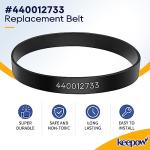 KEEPOW Vacuum Belt for Hoover Power Dash Pet Carpet Cleaner, Replace Part 440012733/440014074, Fit Model FH50700 FH50710 FH50702 (2 Pack)