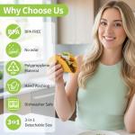 Tortilla Sealer Crimper |Tortilla Maker Large-For 6-12“Tortillas| 3 in 1 Crumpet Tortilla Sealer Adjustable |Quesadilla Crimpe |Flip Wrap Taco Maker| Burrito Maker Quesadilla Press| BPA-Free |Safe