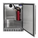 Kegco Kegerator 24" Wide Dual Tap Stainless Steel Undercounter Beer Dispenser HK38SSU-2