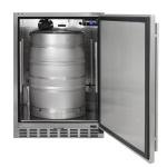 Kegco Kegerator 24" Wide Dual Tap Stainless Steel Undercounter Beer Dispenser HK38SSU-2