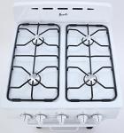 Avanti Gas Range Oven, Compact Freestanding Design, 2.6-Cu.Ft. Capacity 4 Sealed Burners with Electronic Ignition, Includes Broiler Storage Drawer and Accessories, 24-Inch, White