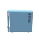 Frigidaire Retro 9-Can Mini Personal Fridge Portable Cooler for Car, Office, Bedroom, Dorm Room, or Cabin, 11.8" D x 7.1" W x 10.1" H, BLUE