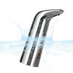 Automatic Soap Dispenser Touchless, TUMAN Pro Battery Operated Electric 14oz/400ml Liquid Hand Soap Dispenser with Motion Sensor, Suitable for Kitchen Bathroom Hotel, IPX6 Waterproof(Silver)…