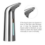 Automatic Soap Dispenser Touchless, TUMAN Pro Battery Operated Electric 14oz/400ml Liquid Hand Soap Dispenser with Motion Sensor, Suitable for Kitchen Bathroom Hotel, IPX6 Waterproof(Silver)…