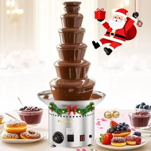 6-Tier Commercial Chocolate Fountain for Parties