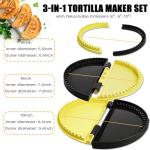 3-in-1 Tortilla Sealer and Quesadilla Maker