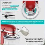 Ice Cream Maker Attachment for KitchenAid Mixers