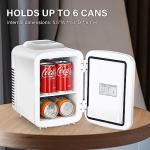 YSSOA Portable Mini Fridge, 4L Cooler/Warmer