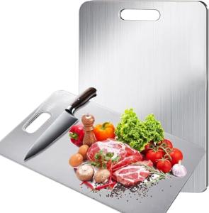 Stainless Steel Cutting Board Set for Kitchen