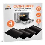 Buself Toaster Oven Liner - Nonstick Air Fryer Liners