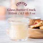 Kilner Classic Glass Butter Dish with Lid