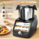 Smart Food Processor with Touchscreen and Scale
