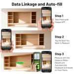 Huepar 330Ft Bluetooth Green Laser Distance Meter