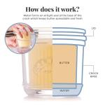 Kilner Classic Glass Butter Dish with Lid